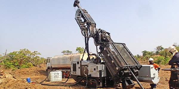 Borehole Express team on site with drilling equipment